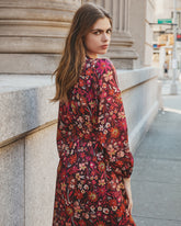 Village Views Floral Wrap Maxi Dress Ins Street